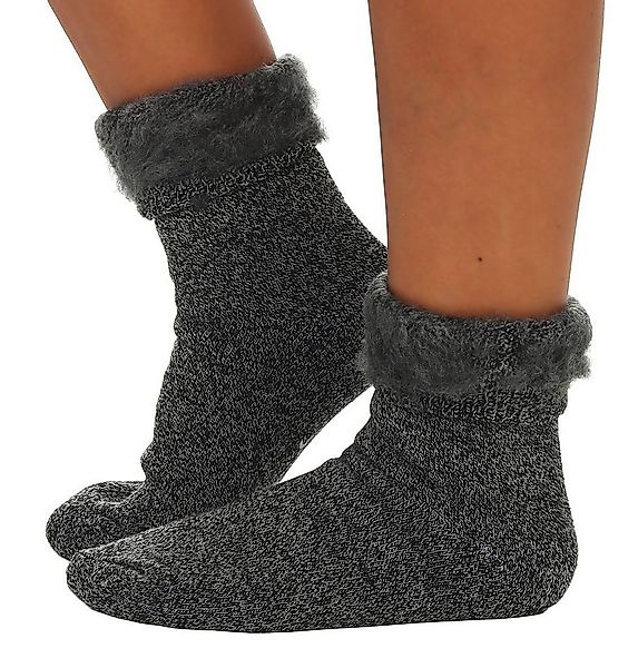 CLEO STYLE Thermosocken Thermo Socken 23 Dunkelgrau 35-38 günstig online kaufen