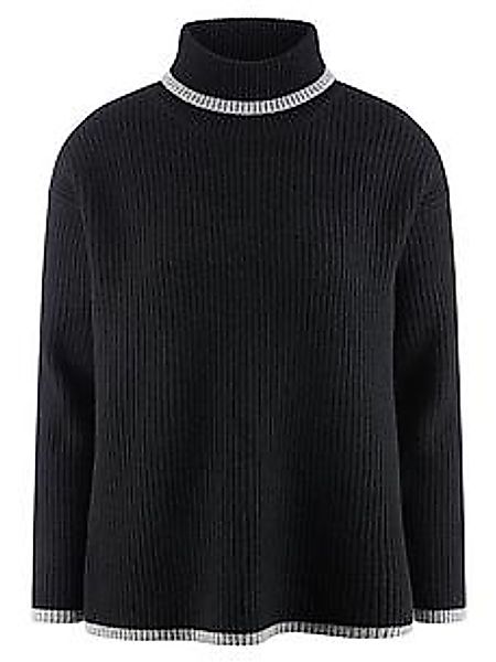 Rollkragen-Pullover include schwarz günstig online kaufen