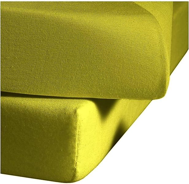 fleuresse Spannbettlaken Comfort Jerseyspannlaken, 96% Baumwolle, günstig online kaufen