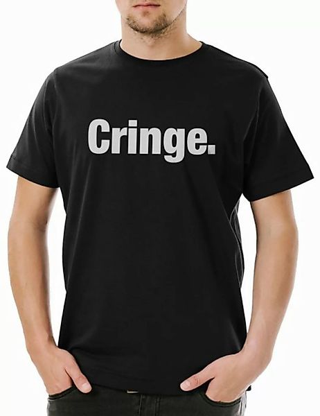 Urban Backwoods Print-Shirt Cringe Herren T-Shirt Slogan Spruch Motto Fun S günstig online kaufen