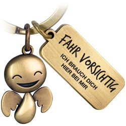 FABACH Schlüsselanhänger Schutzengel Happy mit Gravur günstig online kaufen