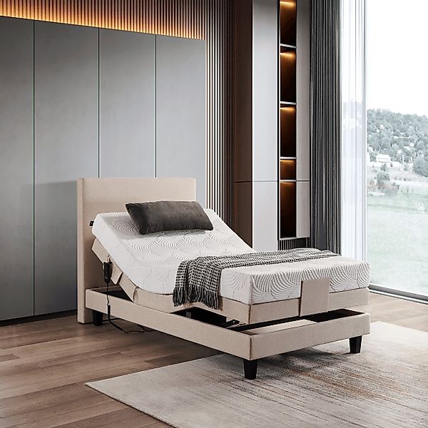 V6 Boxspringbett Motorbett 209E Bestes Preis-Leistungs-Verhältnis günstig online kaufen