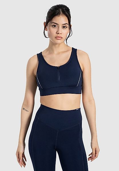 Smilodox Sport-BH Kathi, Bra mit Zip-Front, integriertem Cup & reflektieren günstig online kaufen