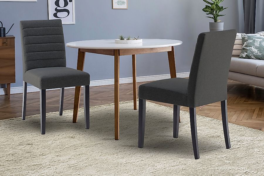 Home affaire 4-Fußstuhl Dristner (Set, 2 günstig online kaufen