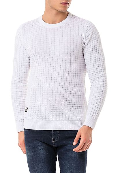 RedBridge Strickpullover mit Strukturmuster – Rundhals, günstig online kaufen