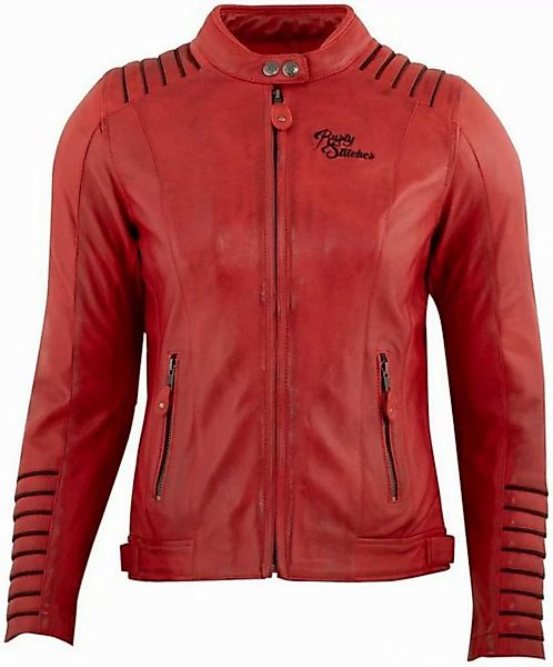 Rusty Stitches Motorradjacke Amanda Damen Motorrad Lederjacke günstig online kaufen