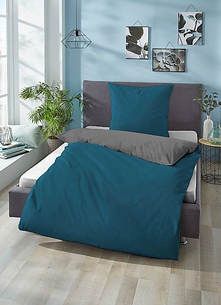 Biberna Wendebettwäsche "Alma in Gr. 135x200, 155x220 oder 200x200 cm" 2 St günstig online kaufen