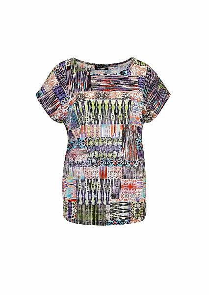 GOLDNER Druckbluse "Kurzgröße Ultraleichte Druckbluse aus reiner Baumwolle" günstig online kaufen