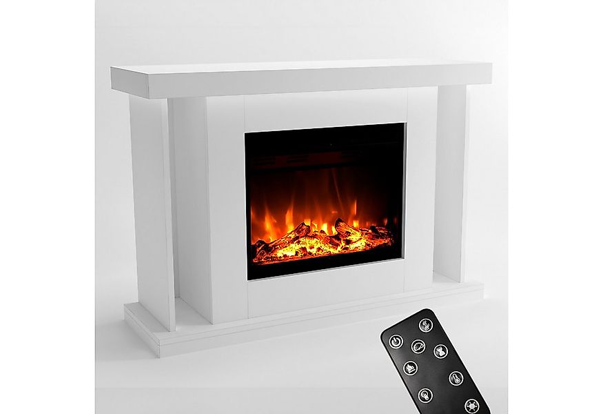 GLOW FIRE Elektrokamin TARVOS LED Kamin mit Heizung, Standkamin, Elektrisch günstig online kaufen