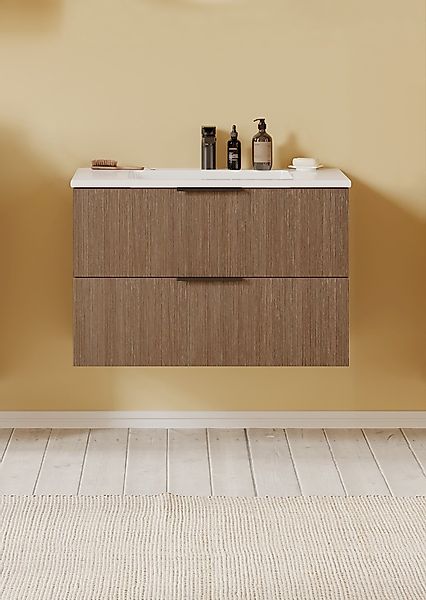 welltime Waschtisch »Welltime, 80 cm, Auflagebecken wahlweise in weiß oder günstig online kaufen