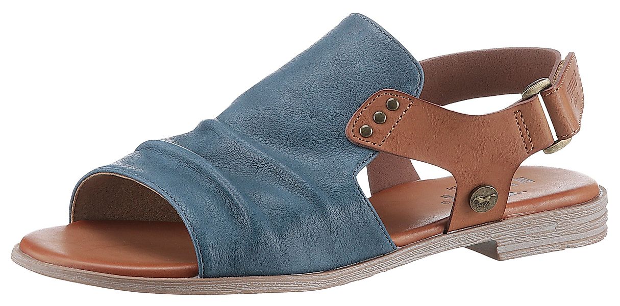 Mustang Shoes Riemchensandale, Sommerschuh, Sandalette, Blockabsatz, günstig online kaufen