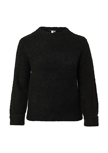 QS Longpullover Strickpullover Boucle Pullover mit günstig online kaufen