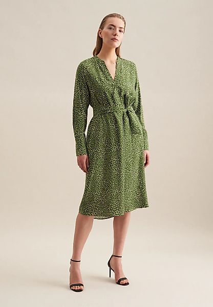 seidensticker Sommerkleid "Schwarze Rose" 1/1 Kragen Druck günstig online kaufen