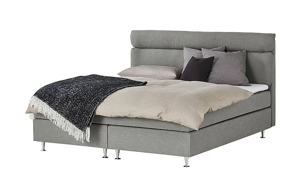 Boxspringbett  Fero ¦ grau ¦ Maße (cm): B: 191 H: 105,5 Betten > Boxspringb günstig online kaufen