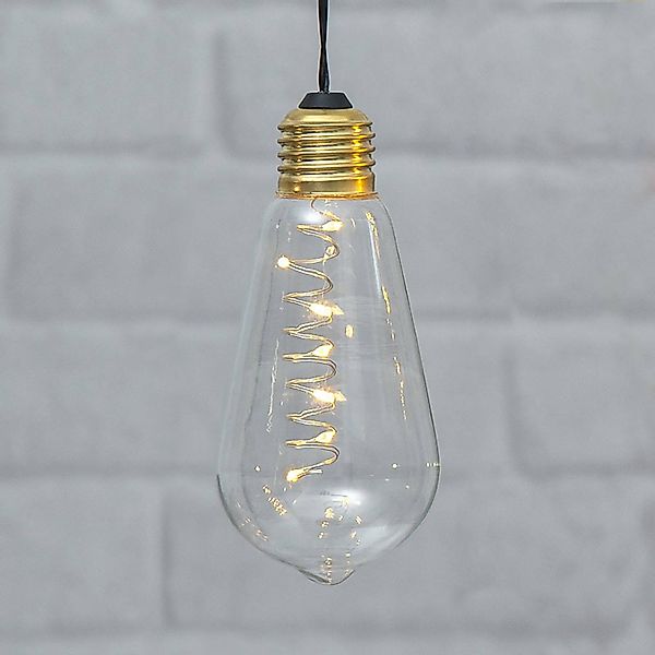 Vintage-LED-Dekoleuchte Glow mit Timer, klar günstig online kaufen