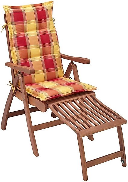 MERXX Gartensessel Maracaibo (1-St), Eukalypthusholz, verstellbar, inkl. Au günstig online kaufen