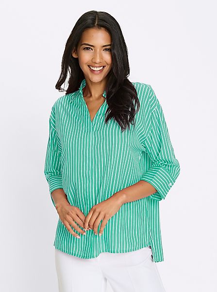 Sieh an! Klassische Bluse Longbluse günstig online kaufen
