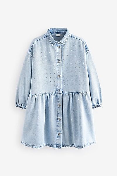 Next Jeanskleid Jeanskleid mit Strass (1-tlg) günstig online kaufen