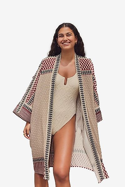 Next Strandkleid Lange Kimono-Jacke (1-tlg) günstig online kaufen