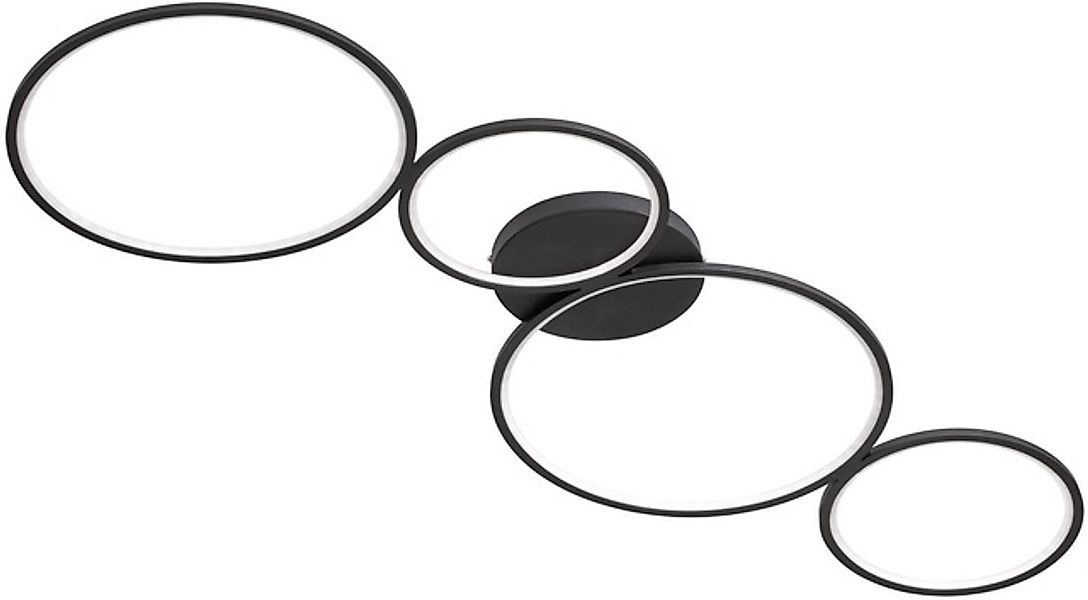 TRIO Leuchten LED Deckenleuchte »Rondo«, 4 flammig, Leuchtmittel LED-Board günstig online kaufen