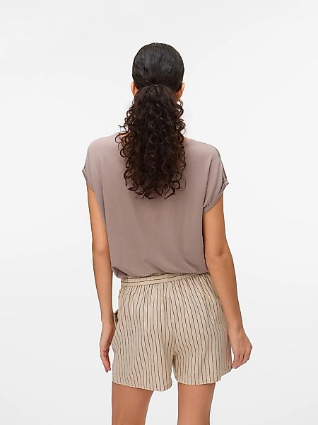 Vero Moda Rundhalsshirt VMAVA PLAIN SS TOP GAJRS NOOS Materialmix, regular günstig online kaufen