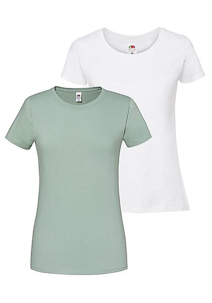 Fruit of the Loom Rundhalsshirt Lady Fit Premium (Packung, 2-tlg., 2er-Pack günstig online kaufen