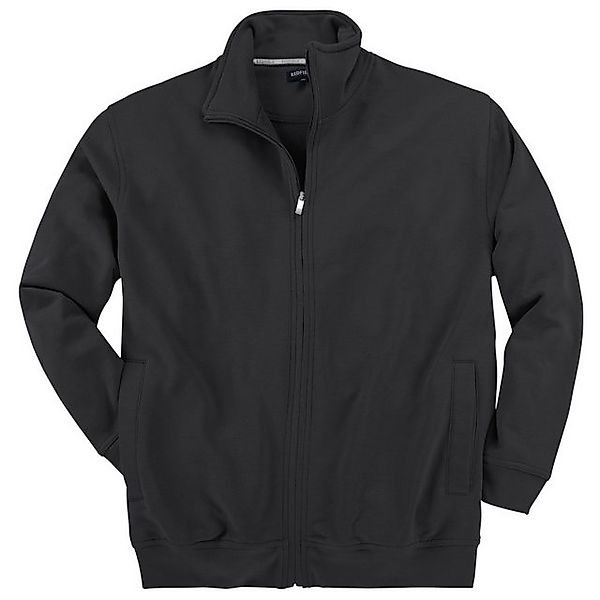 redfield Sweatjacke Sweatjacke Herren mit Stehkragen Schwarz günstig online kaufen