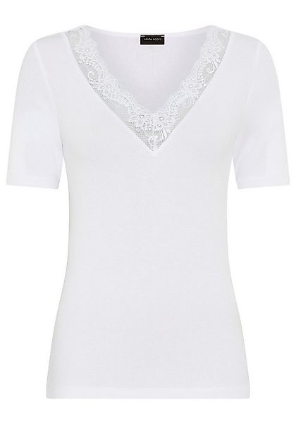 Laura Scott V-Shirt sehr figurbetonte Passform, aus elastischem Jersey, mit günstig online kaufen