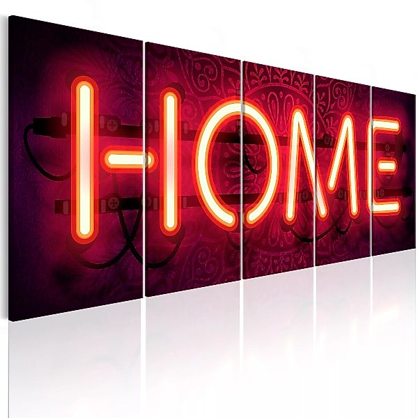 Wandbild - Home Neon günstig online kaufen