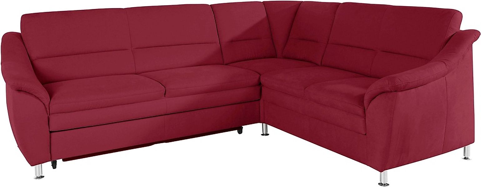Places of Style Ecksofa »Cardoso L-Form«, Federkern, wahlweise mit Bett, Sc günstig online kaufen
