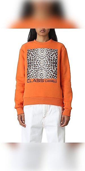 Cavalli Class Sweatshirt Cavalli Class Sweatshirt orange Damen günstig online kaufen
