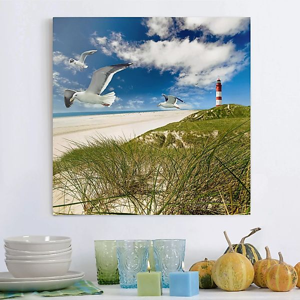 Leinwandbild - Quadrat Dune Breeze günstig online kaufen