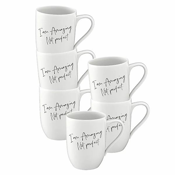 Villeroy & Boch Becher "Becher Amazing. Not Perfect. Statement 290 ml 6er S günstig online kaufen