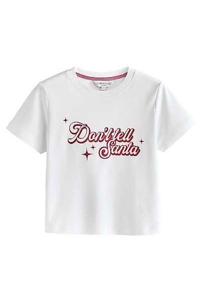 Next T-Shirt Kurzärmeliges T-Shirt mit Aufschrift, Santa (1-tlg) günstig online kaufen
