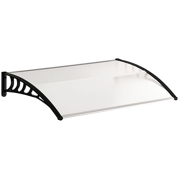 Outsunny Vordach für Haustür Überdachung 89 x 122 cm Haustürdach aus Polyca günstig online kaufen