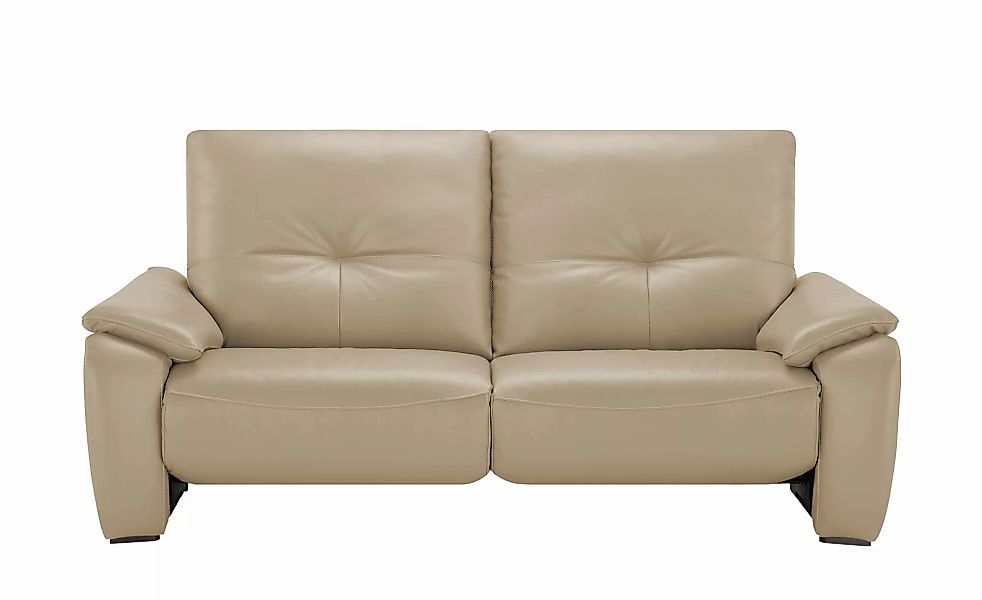 Wohnwert Sofa  aus Echtleder Halina ¦ beige ¦ Maße (cm): B: 205 H: 98 T: 98 günstig online kaufen