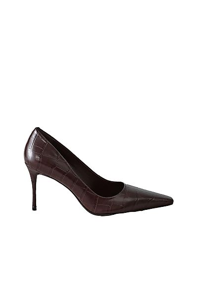Next Spitze Sigature Leder-Pumps mit Kroko-Prägung günstig online kaufen