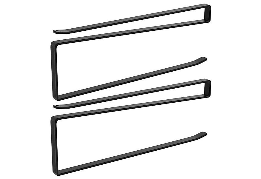 Intirilife Küchenrollenhalter, (2x Papierrollenhalterung in Schwarz - Z-For günstig online kaufen