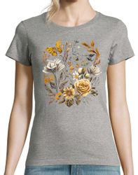 Youth Designz Print-Shirt Flowers Botanic Damen günstig online kaufen