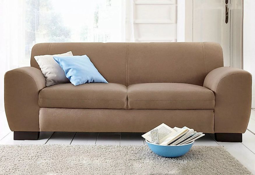 Home affaire Sofa "Nika L-Form", als 2-oder 3-Sitzer, in Microfaser PRIMABE günstig online kaufen