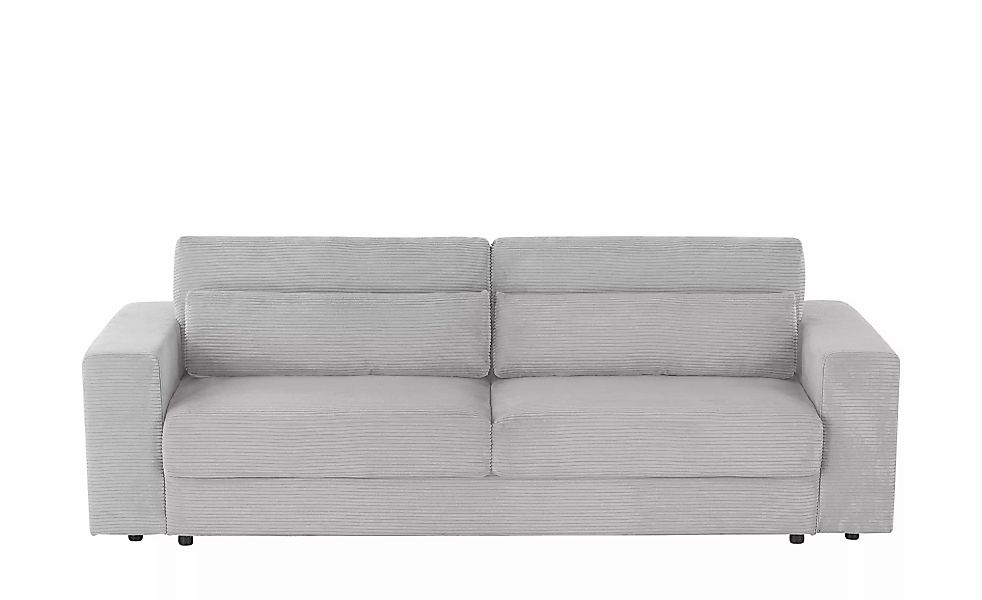 Big Sofa mit Schlaffunktion  Branna ¦ grau ¦ Maße (cm): B: 250 H: 101 T: 10 günstig online kaufen