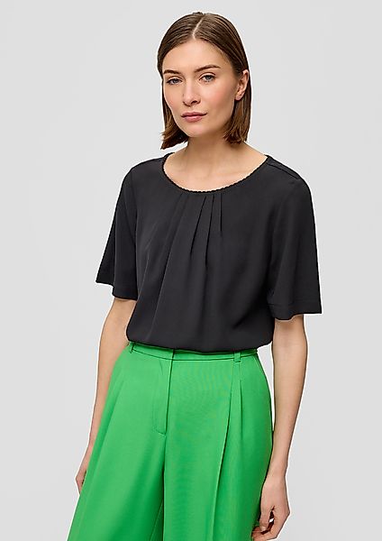s.Oliver BLACK LABEL Kurzarmbluse Kurzarmbluse mit günstig online kaufen