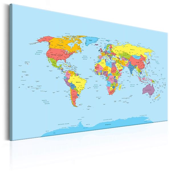 Wandbild - Rainbow Geography günstig online kaufen