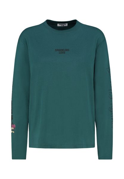 SUBLEVEL Langarmshirt Damen Langarm-Shirt mit Rückenprint günstig online kaufen