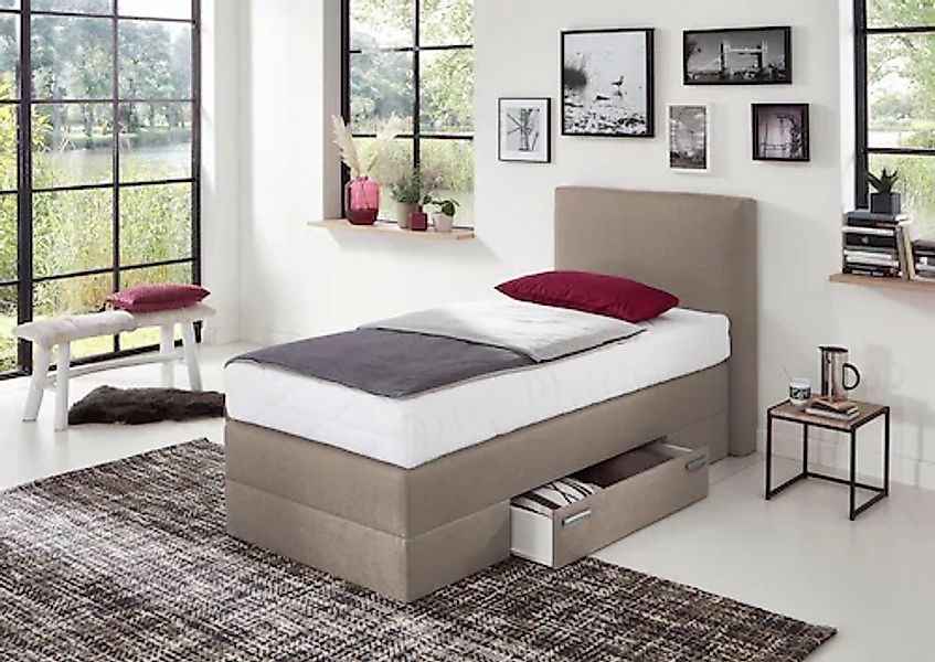 Westfalia Schlafkomfort Boxspringbett, wahlweise mit Bettkasten und Topper günstig online kaufen