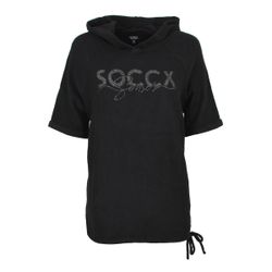 SOCCX Kapuzenpullover Damen Halbarm Amalfi Summerdream günstig online kaufen
