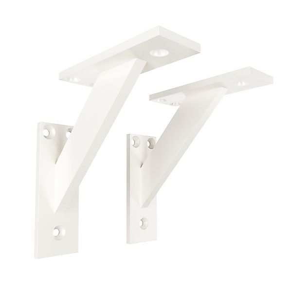 sossai® Wandregalhalter 2er Set FSHR Design günstig online kaufen