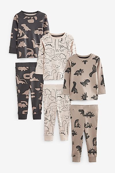 Next Pyjama 3er-Pack Langarm-Schlafanzüge (6 tlg) günstig online kaufen