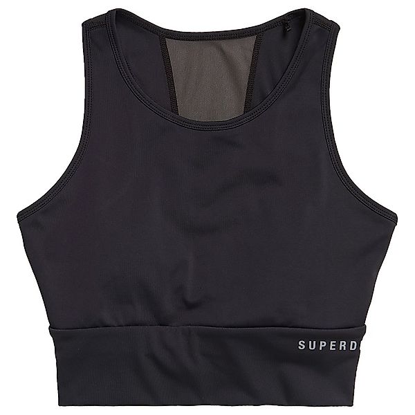 Superdry Crop Ärmelloses T-shirt M Black günstig online kaufen