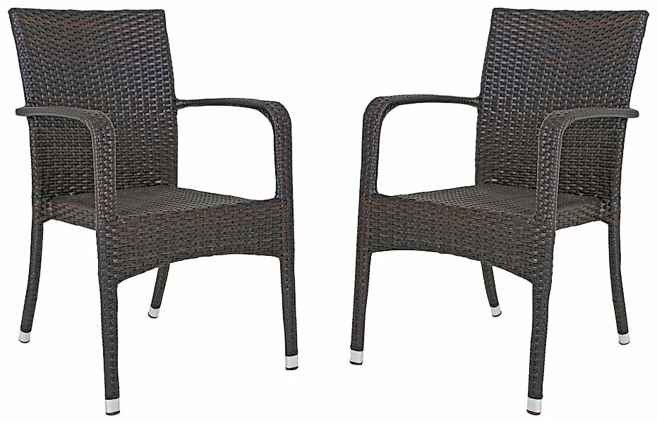 Garden Pleasure Stapelstuhl "LONDON" (Set) 2 Stk.2er Set, auch für die Gast günstig online kaufen